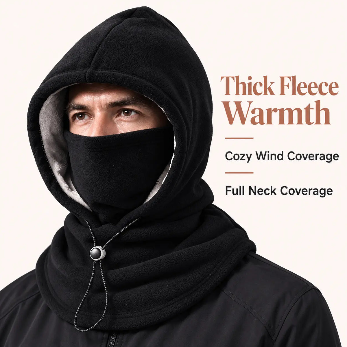 YIUU 3 in 1 Winter Hood